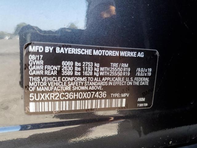 Продаж на аукціоні авто 2017 Bmw X5 Sdrive3, vin: 5UXKR2C36H0X07436, номер лоту: 64514525