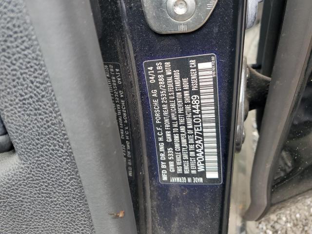 65149445 :رقم المزاد ، WP0AA2A77EL014489 vin ، 2014 Porsche Panamera 2 مزاد بيع