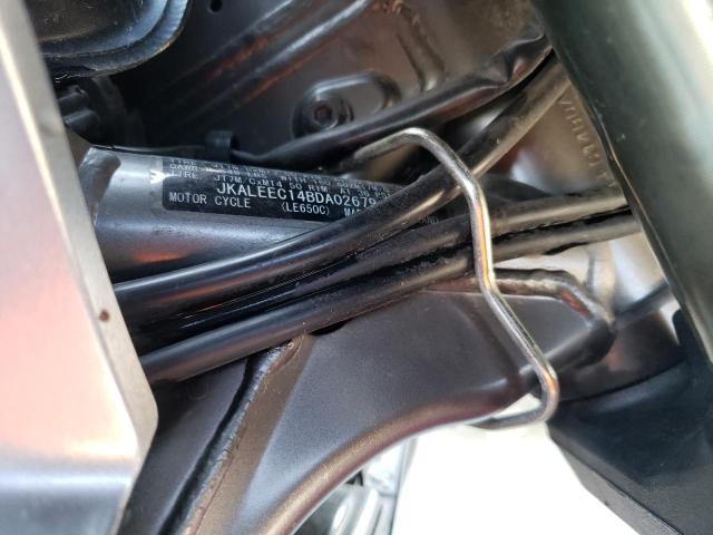 63491975 :رقم المزاد ، JKALEEC14BDA02679 vin ، 2011 Kawasaki Le650 C مزاد بيع