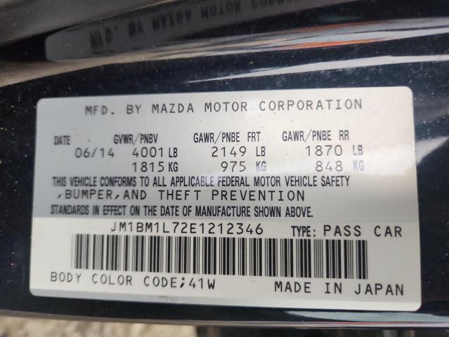 Aukcja sprzedaży 2014 Mazda 3, vin: JM1BM1L72E1212346, numer aukcji: 66682575