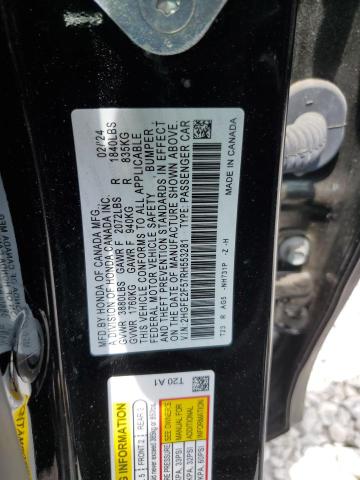 63606835 :رقم المزاد ، 2HGFE2F57RH553281 vin ، 2024 Honda Civic Spor مزاد بيع