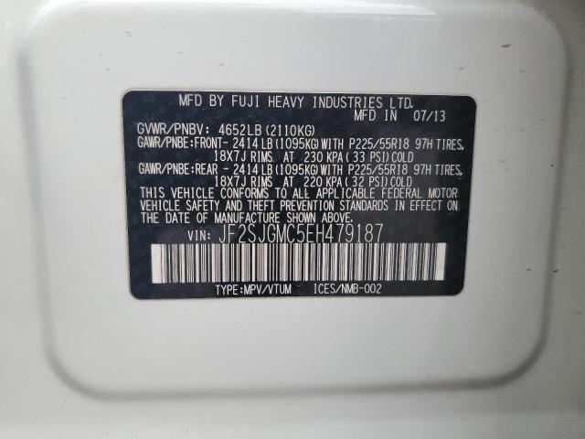 Продаж на аукціоні авто 2014 Subaru Forester 2, vin: JF2SJGMC5EH479187, номер лоту: 64762245