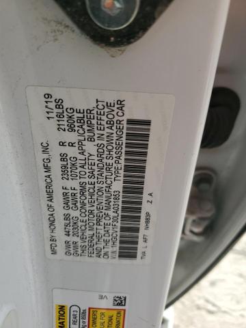 Aukcja sprzedaży 2020 Honda Accord, vin: 1HGCV1F30LA031853, numer aukcji: 64753695
