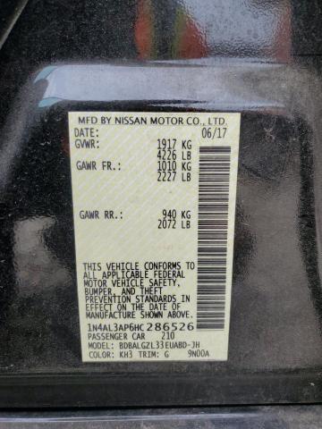Aukcja sprzedaży 2017 Nissan Altima 2.5, vin: 1N4AL3AP6HC286526, numer aukcji: 62668515