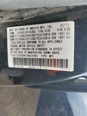 2011 Acura Rdx მანქანა იყიდება აუქციონზე, vin: 5J8TB2H27BA004893, აუქციონის ნომერი: 65407345