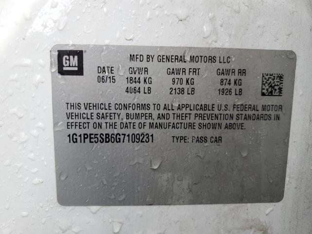 Aukcja sprzedaży 2016 Chevrolet Cruze Limi, vin: 1G1PE5SB6G7109231, numer aukcji: 63850865