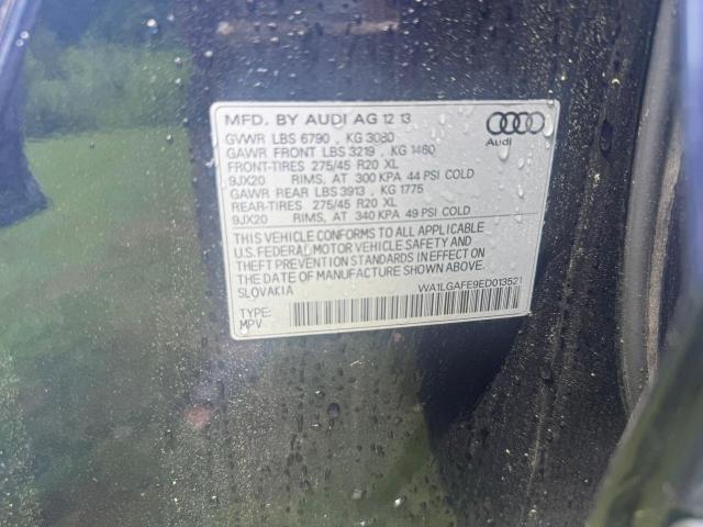Aukcja sprzedaży 2014 Audi Q7 Premium, vin: WA1LGAFE9ED013521, numer aukcji: 65097565