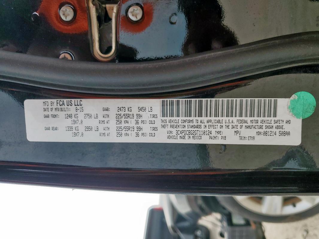 Aukcja sprzedaży 2016 Dodge Journey, vin: 3C4PDCBG2GT110124, numer aukcji: 67147775