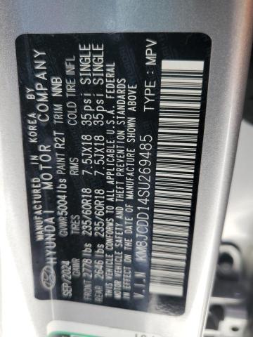 Auction sale of the 2025 Hyundai Tucson, vin: KM8JCDD14SU269485, lot number: 65884865