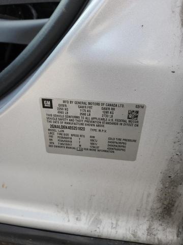 Aukcja sprzedaży 2014 Chev Equinox, vin: 2GNALDEK4E6251820, numer aukcji: 64873555