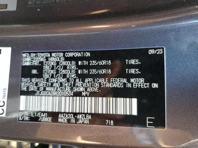 63456295 :رقم المزاد ، JTJGDCAZ8R2010534 vin ، 2024 Lexus Nx 250 Pre مزاد بيع