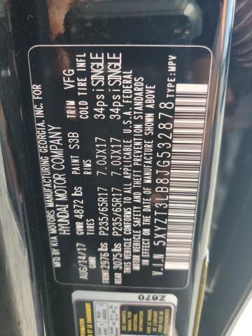Aukcja sprzedaży 2018 Hyundai Santa Fe S, vin: 5XYZT3LB8JG532878, numer aukcji: 63421775