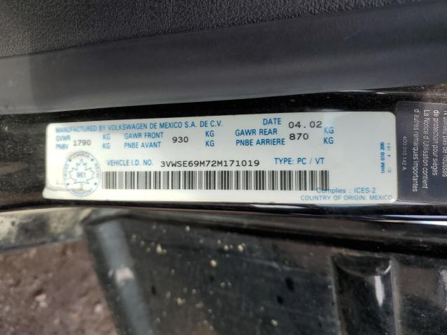 Aukcja sprzedaży 2002 Volkswagen Jetta Gls, vin: 3VWSE69M72M171019, numer aukcji: 65405145