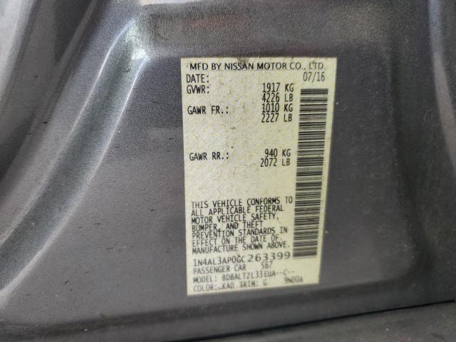 2016 Nissan Altima მანქანა იყიდება აუქციონზე, vin: 1N4AL3AP0GC263399, აუქციონის ნომერი: 64835965