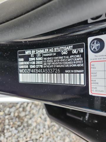 Продаж на аукціоні авто 2019 Mercedes-benz E, vin: WDDZF4KB4KA533726, номер лоту: 63042345