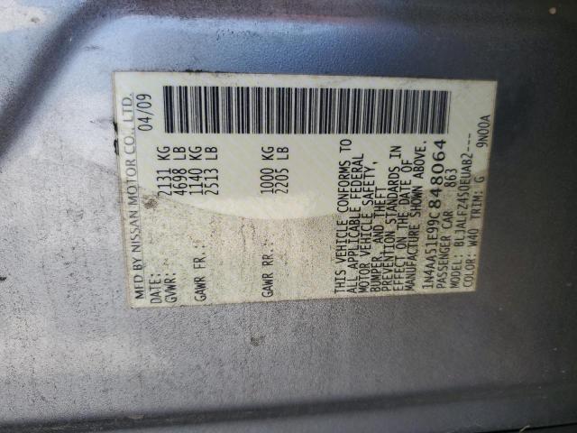 66561435 :رقم المزاد ، 1N4AA51E99C848064 vin ، 2009 Nissan Maxima S مزاد بيع