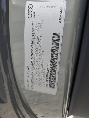 64736095 :رقم المزاد ، WAU24GF52KN001016 vin ، 2019 Audi S5 Prestig مزاد بيع