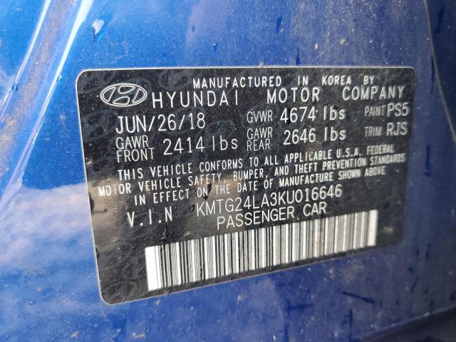 Aukcja sprzedaży 2019 Genesis G70, vin: KMTG24LA3KU016646, numer aukcji: 64981395