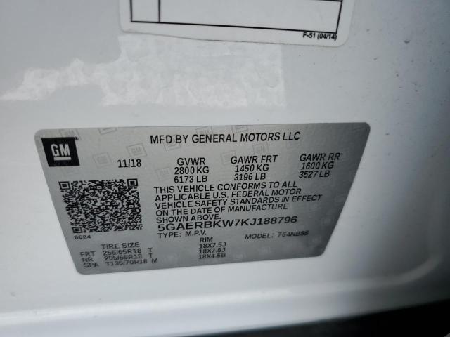 Продаж на аукціоні авто 2019 Buick Enclave, vin: 5GAERBKW7KJ188796, номер лоту: 66201985