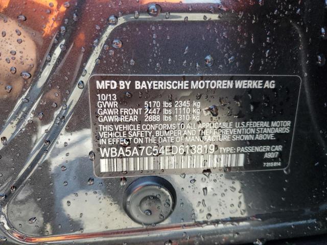 65341785 :رقم المزاد ، WBA5A7C54ED613819 vin ، 2014 Bmw 528 مزاد بيع