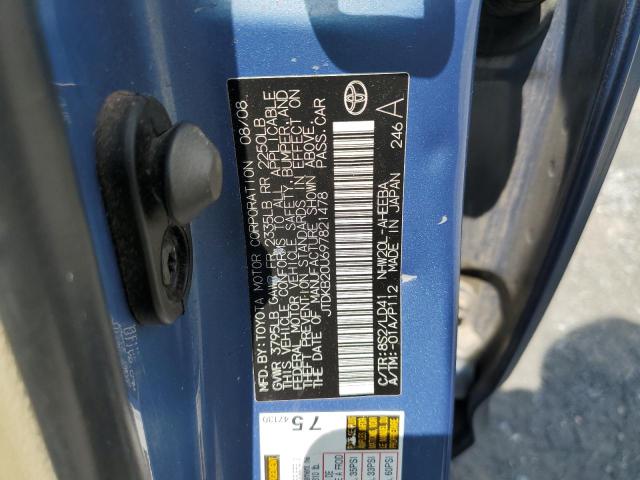 Продажа на аукционе авто 2009 Toyota Prius, vin: JTDKB20U697821478, номер лота: 65202355