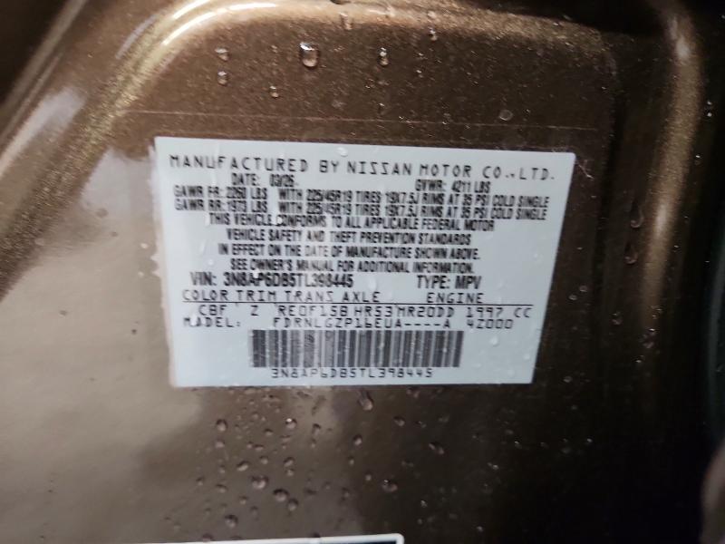 Aukcja sprzedaży 2026 Nissan Kicks, vin: 3N8AP6DB5TL398445, numer aukcji: 62620456