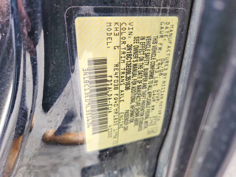 Продаж на аукціоні авто 2009 Nissan Versa, vin: 3N1BC13E09L351636, номер лоту: 62635546