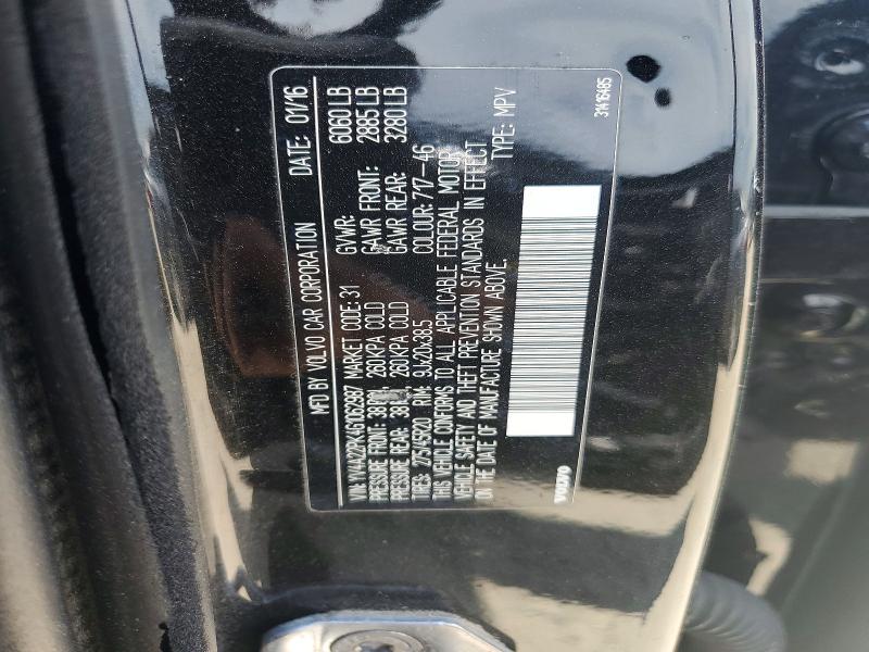 Продаж на аукціоні авто 2016 Volvo Xc90, vin: YV4A22PK4G1062987, номер лоту: 85607975
