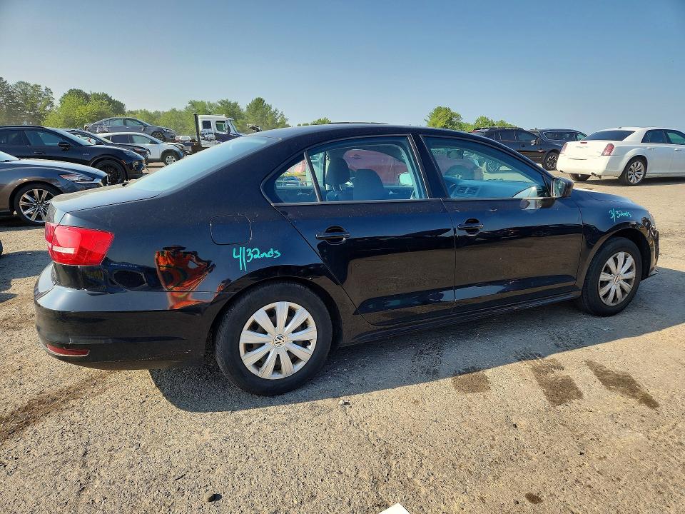 2015 Volkswagen Jetta მანქანა იყიდება აუქციონზე, vin: 3VW2K7AJ3FM349711, აუქციონის ნომერი: 59318316
