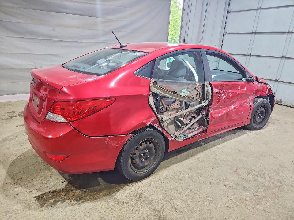 62928856 :رقم المزاد ، KMHCT4AE2EU733555 vin ، 2014 Hyundai Accent مزاد بيع