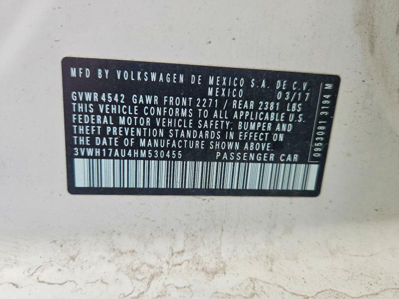 62641986 :رقم المزاد ، 3VWH17AU4HM530455 vin ، 2017 Volkswagen Golf Alltrack مزاد بيع