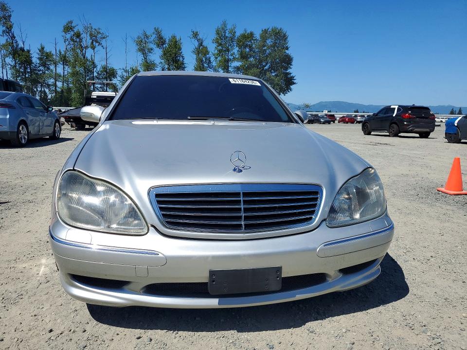 Aukcja sprzedaży 2001 Mercedes-benz S, vin: WDBNG75J21A222254, numer aukcji: 61184236