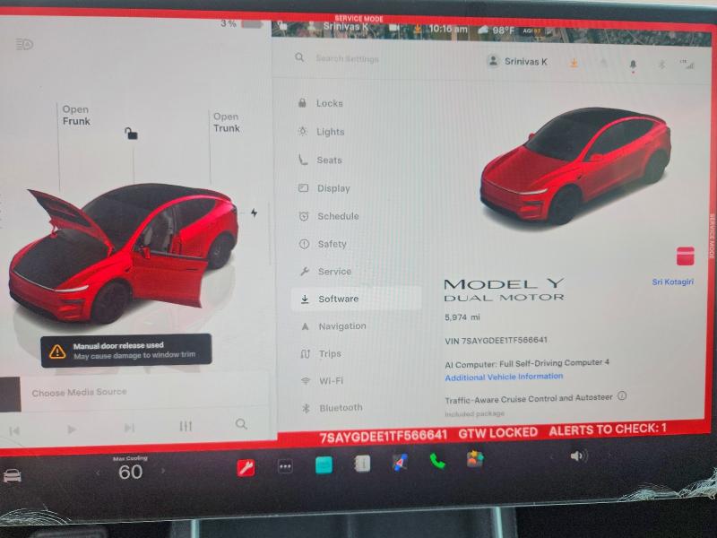 Aukcja sprzedaży 2026 Tesla Model Y, vin: 7SAYGDEE1TF566641, numer aukcji: 62278486