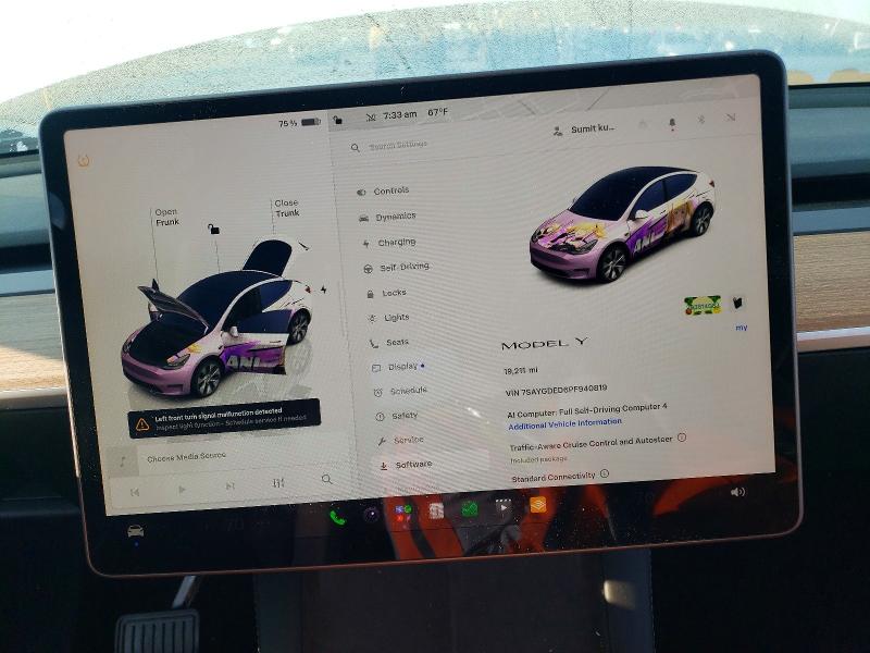 Продаж на аукціоні авто 2023 Tesla Model Y, vin: 7SAYGDED6PF940819, номер лоту: 63398126
