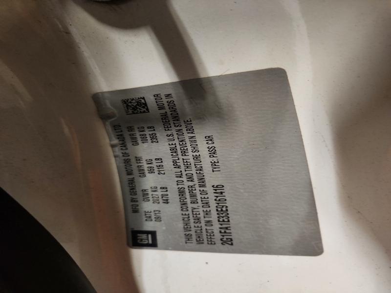 Aukcja sprzedaży 2014 Chevrolet Camaro, vin: 2G1FA1E33E9161416, numer aukcji: 61184936