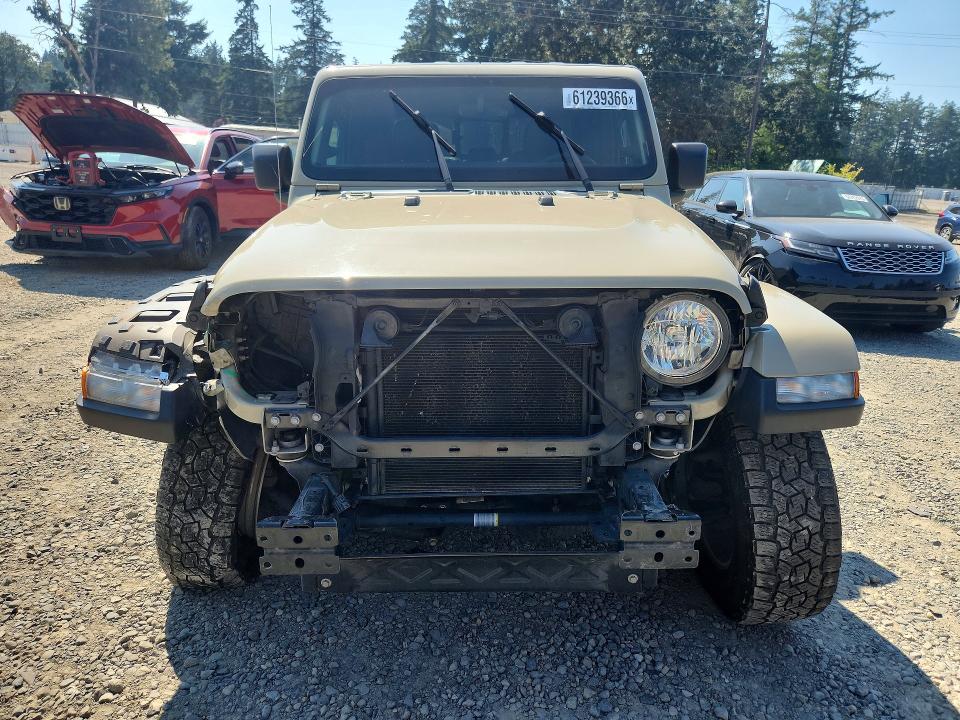 61239366 :رقم المزاد ، 1C6HJTFG3NL172834 vin ، 2022 Jeep Gladiator مزاد بيع