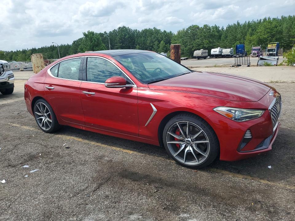 2019 Genesis G70 მანქანა იყიდება აუქციონზე, vin: KMTG74LEXKU017524, აუქციონის ნომერი: 62068486