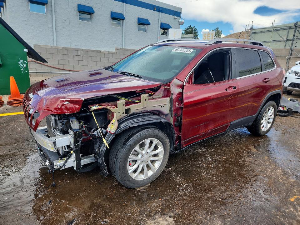 2019 Jeep Cherokee მანქანა იყიდება აუქციონზე, vin: 1C4PJLCB8KD148287, აუქციონის ნომერი: 62002346