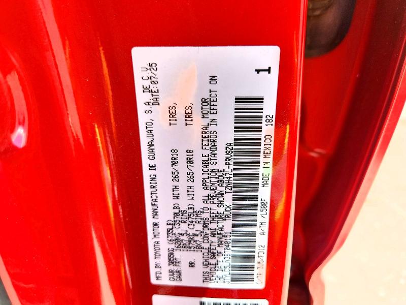 60404526 :رقم المزاد ، 3TYLC5LN3ST040151 vin ، 2025 Toyota Tacoma مزاد بيع