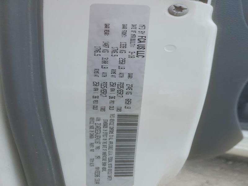 2018 Dodge Grand Caravan მანქანა იყიდება აუქციონზე, vin: 2C4RDGEG4JR241187, აუქციონის ნომერი: 60052426