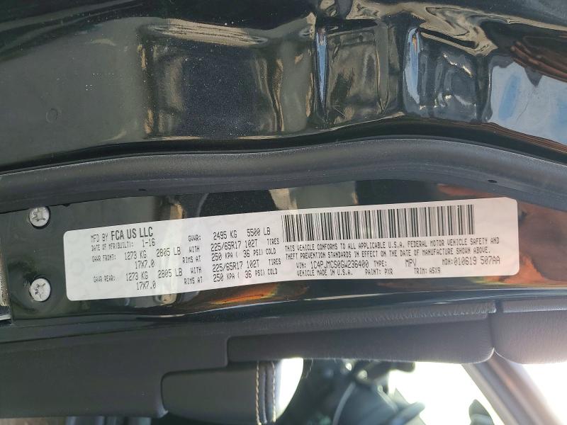 2016 Jeep Cherokee მანქანა იყიდება აუქციონზე, vin: 1C4PJMCS0GW236400, აუქციონის ნომერი: 62306926