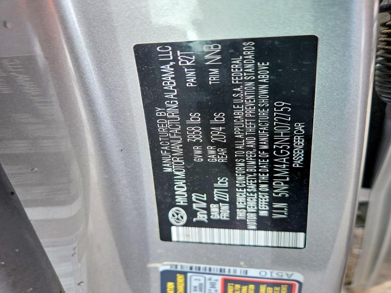 Продаж на аукціоні авто 2022 Hyundai Elantra, vin: 5NPLM4AG3NH072759, номер лоту: 60714356
