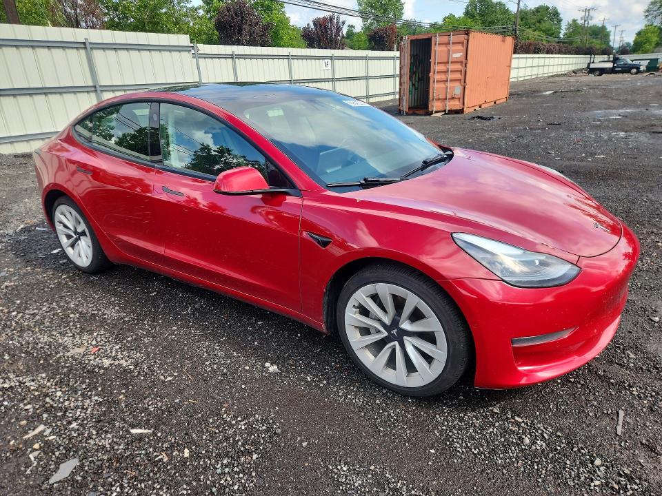 2022 Tesla Model 3 მანქანა იყიდება აუქციონზე, vin: 5YJ3E1EAXNF290777, აუქციონის ნომერი: 62825406