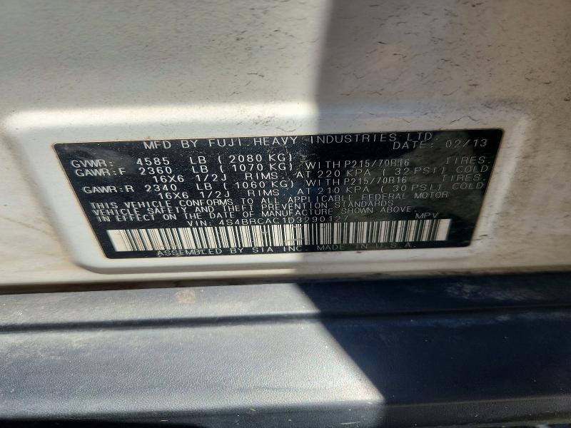 Продажа на аукционе авто 2013 Subaru Outback, vin: 4S4BRCAC1D3290127, номер лота: 60416526
