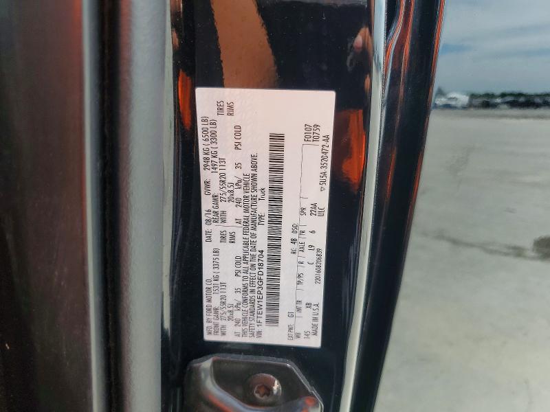 Aukcja sprzedaży 2016 Ford F150, vin: 1FTEW1EP3GFD18704, numer aukcji: 63295196