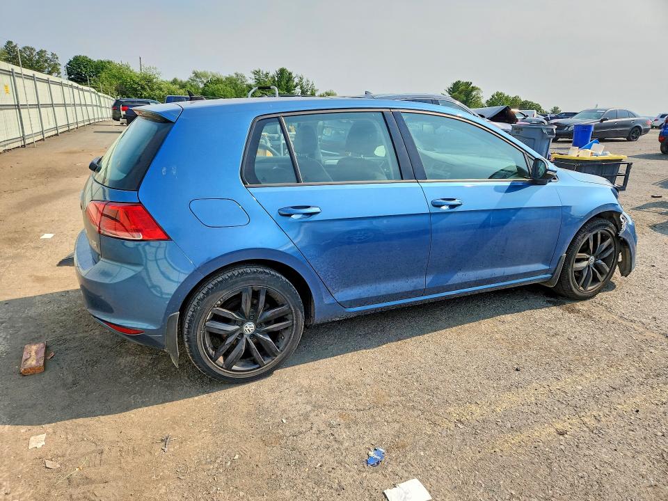 2015 Volkswagen Golf მანქანა იყიდება აუქციონზე, vin: 3VW217AUXFM033591, აუქციონის ნომერი: 61164756