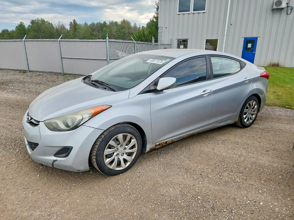 58617476 :رقم المزاد ، 5NPDH4AE8BH040599 vin ، 2011 Hyundai Elantra مزاد بيع