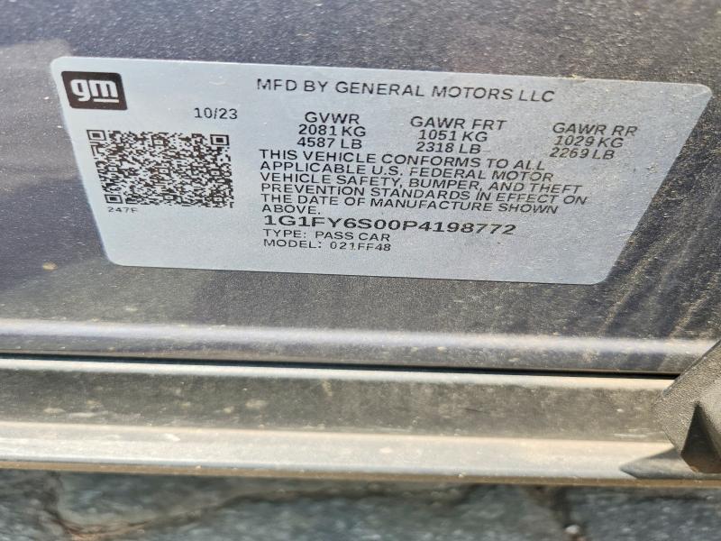 Продаж на аукціоні авто 2023 Chevrolet Bolt Euv, vin: 1G1FY6S00P4198772, номер лоту: 58922376