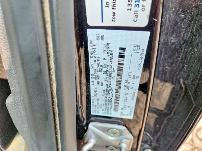 62626806 :رقم المزاد ، 1FMCU9GD5KUA61575 vin ، 2019 Ford Escape مزاد بيع