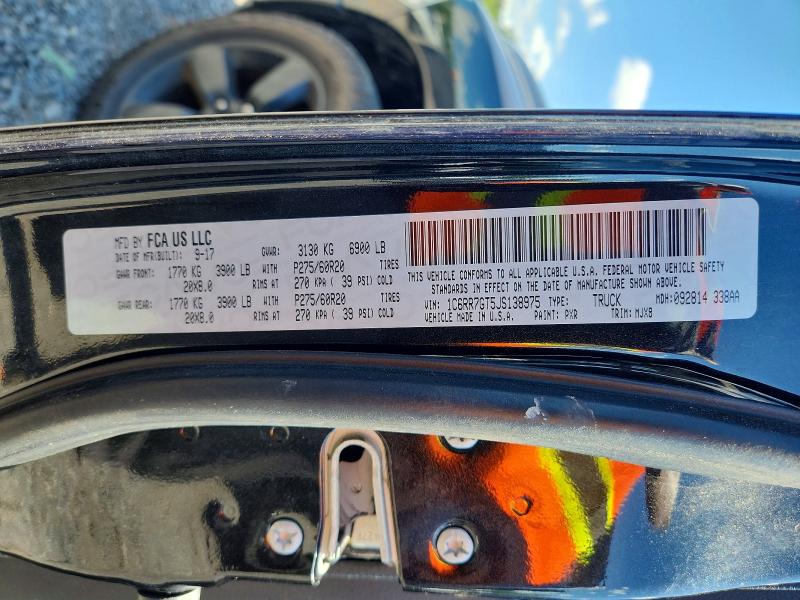 Продажа на аукционе авто 2018 Ram 1500, vin: 1C6RR7GT5JS138975, номер лота: 59388736